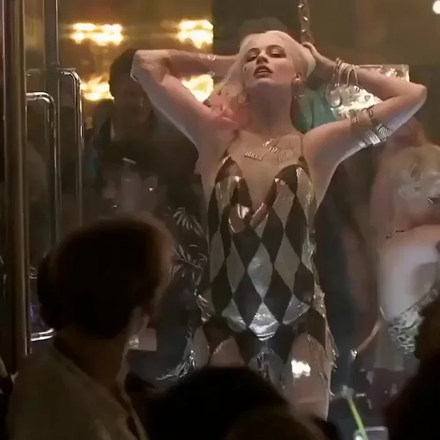 Margot Robbie as Harley Quinn at the Night Club