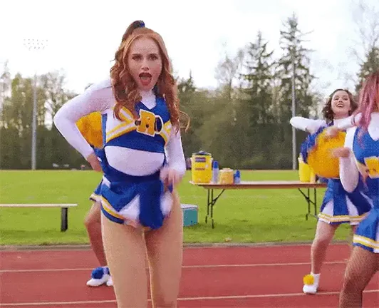 Madelaine Petsch's Slutty Riverdale Cheerleader Dance Tease