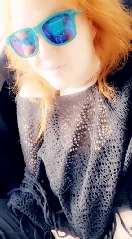 Sitting in my car after getting waxed. Couldn't wait to show you! [oc] [f]