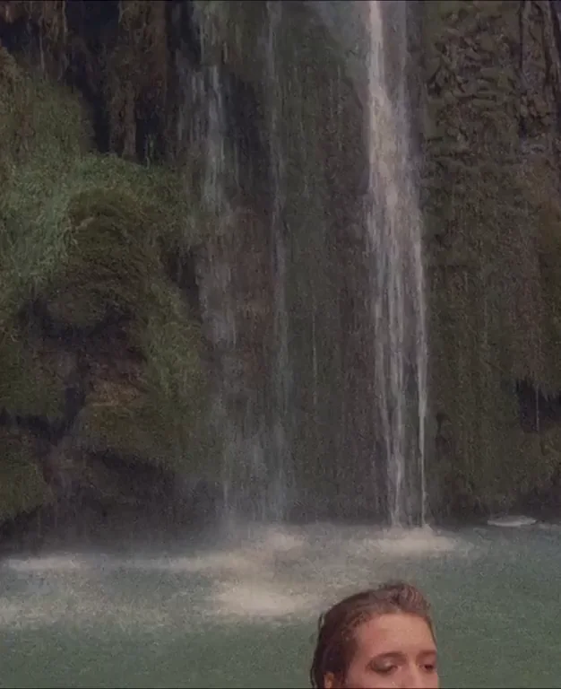 Alicia Príncipe's Wet Amazon Tits at Golden Temple Falls 🌊🍒 (1986)