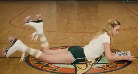 Brie Larson waiting to be prone boned