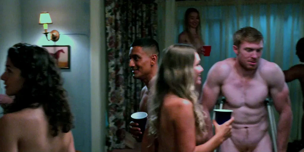 Nili Rain Segal (Breasts), Uncredited Blonde (Breasts) & Nude Extras in The Sex Lives of College Girls [S1E2-2021]