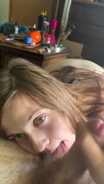 the girl looks quite playful, but this guy needs some manscaping