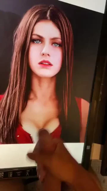 watching and feeding my bud jerk his massive cock over Alexandra Daddario pics i fed him and finishing with a huge cum tribute!!- if u want 2 b fed and u like 2 show off add hertsgirls on kik - second screen required
