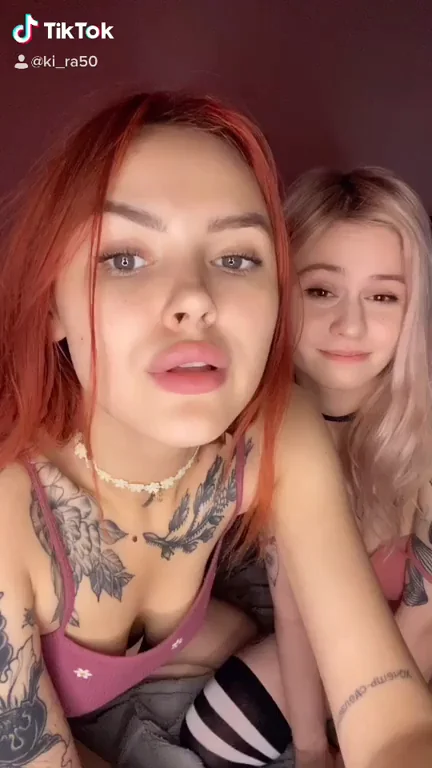 🔥 Freedom to Tits! Redhead & Blonde TikTok Sluts Flash Those Juicy Jugs 💦