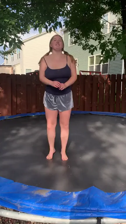 Bouncy Trampoline Titty Drop Invite 😈🍈🍈