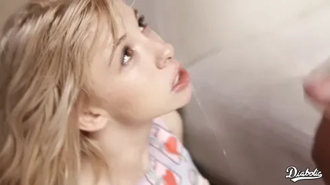 Kenzie Reeves swallows a load