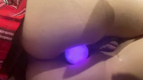 🔥 Glowing Buttplug Stretching My Juicy Asshole 😈💎