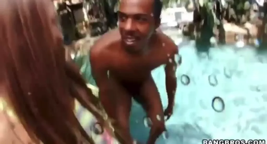 Petite Slut's First BBC Pool Pounding 🍆💦🌊