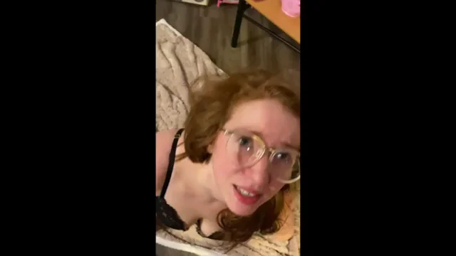 Glasses Slut Gets Nicely Cum-Covered 💦👓