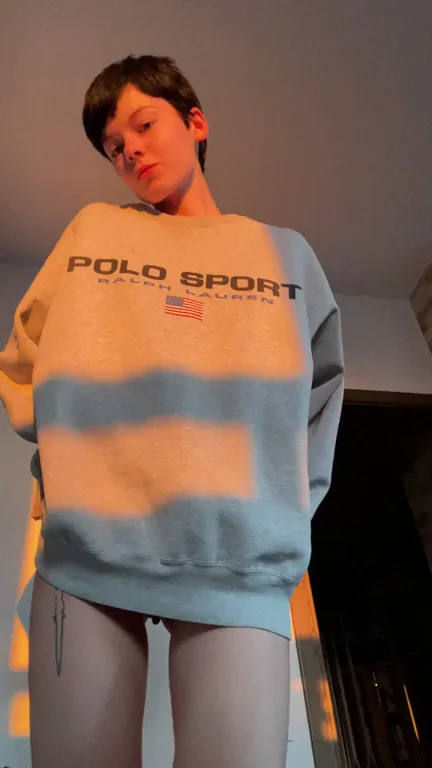 5:30 AM Slutty Wake-Up Tease in Polo Hoodie 😈💦 xoxo