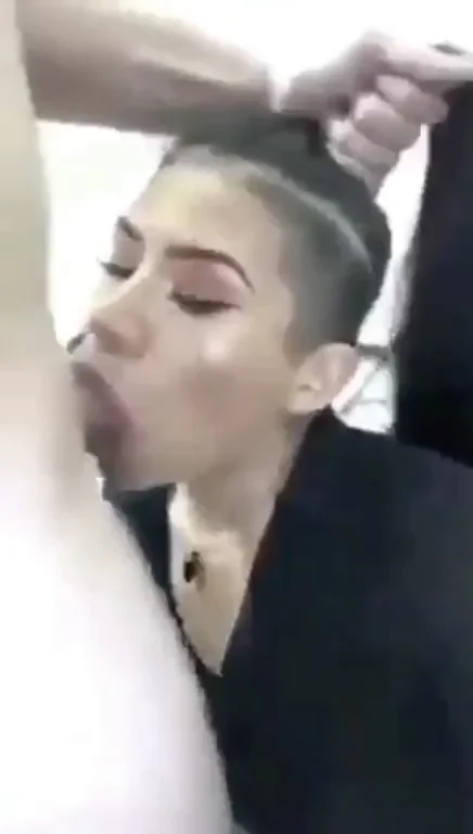 Shaved Head Slut's Throat Training Facefuck