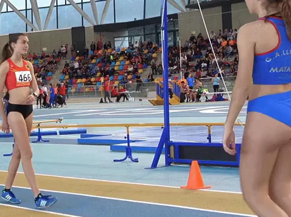 Spanish Track Girl Warm Up
