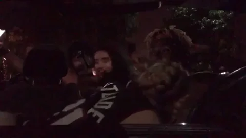 2 White Girls in a Car in Miami