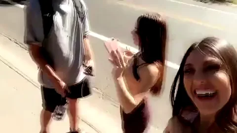 Strangers getting a feel