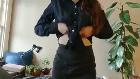 The secretary is enjoying the office while you work from home...