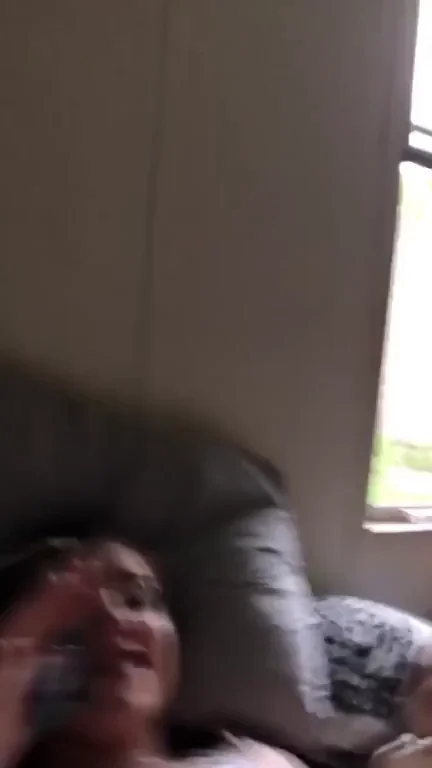 White girl gets head while on the phone with mom[Sound on]