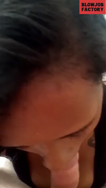 Satisfying Smile After Black Babe Devours White Cock 💦😏