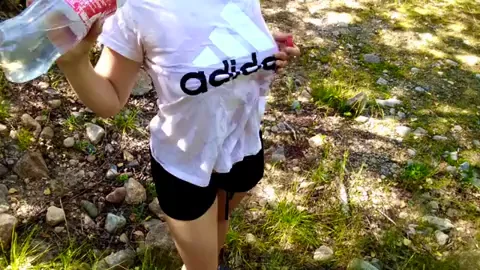 i had to cool down a bit on my run -but somehow it felt even hotter afterwards?! ? (f)