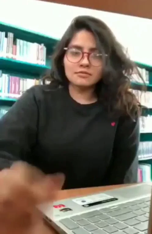 Indian College Girl Tittydrop? in library !