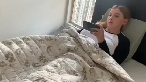 horny brother caught cute sister masturbating and fucked her