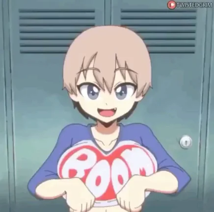💥 Massive Anime Titty Drop in Locker Room BOOM! 🍈🍈