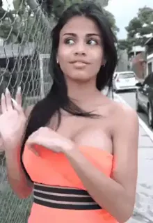 Teasing college girl