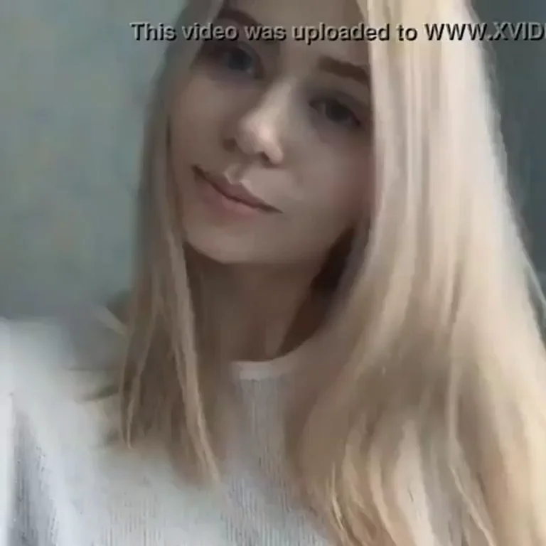 Prety blonde and her firm tits