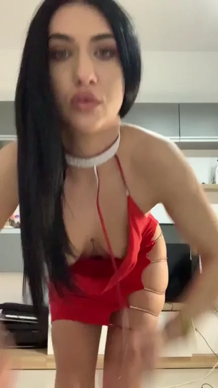 Proved My Bestie Wrong: Daring Red Dress Tease 😈🔥