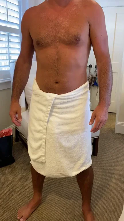 My mans towel drop. What do you think ladies?! (OC)