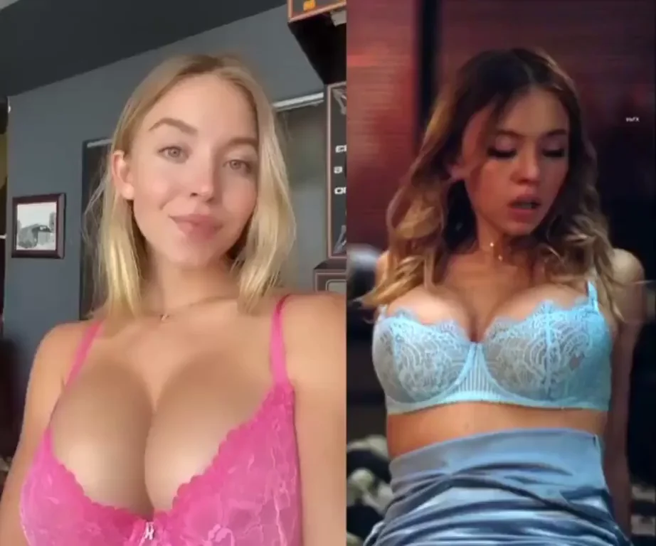 Sydney Sweeney's Massive Tits Tease On Off