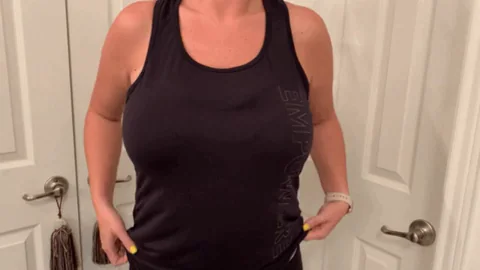 Oops! Dropped My Top 😏💦 Natural Titties Tease