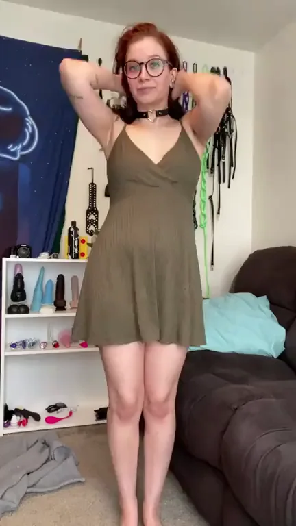 watch me take my dress off :)
