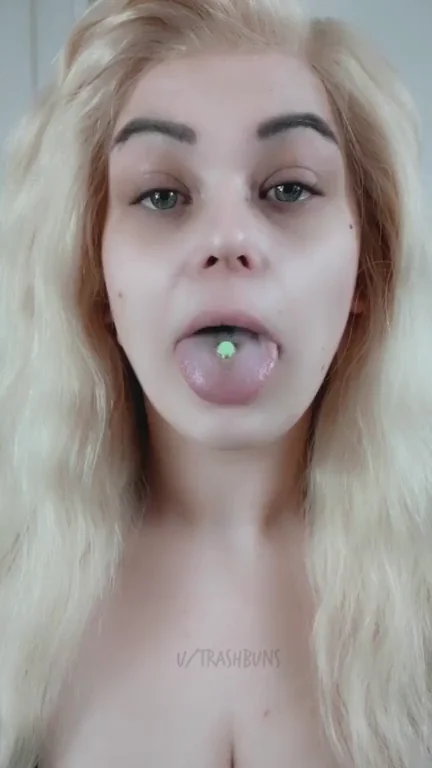 Next Ep: Blonde Slut Takes Massive Cum Loads on Her Face for the Web 😈💦 [OC]