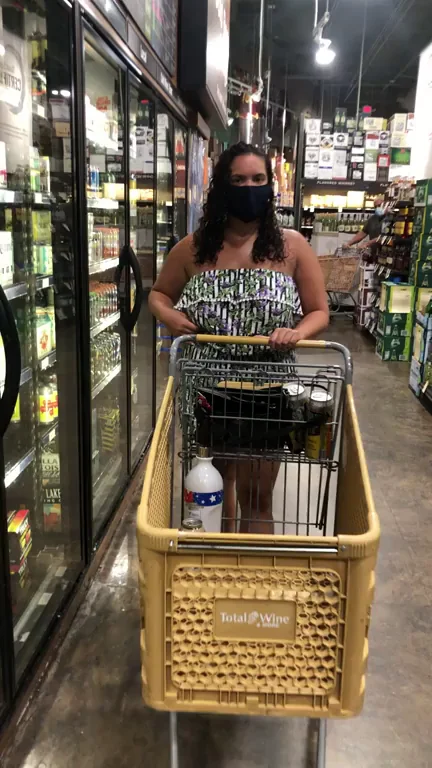 [F]lashing my tits at the liquor store (oc)