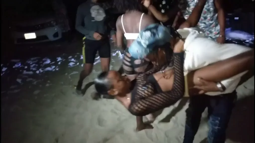 Looks like a fun beach party