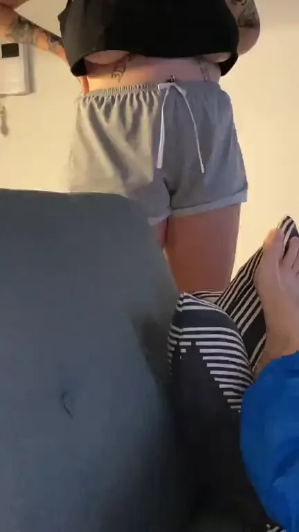 Eyes off my face, my tits are down here
