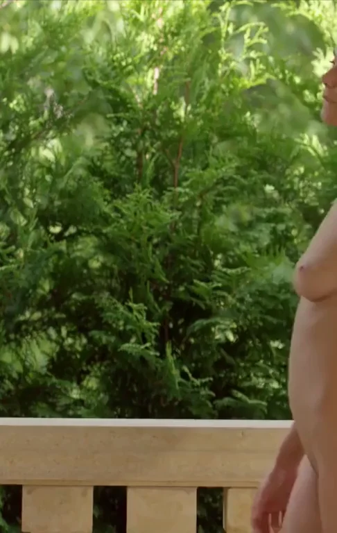 Nancy A's Sun-Kissed Nude Tease on the Deck
