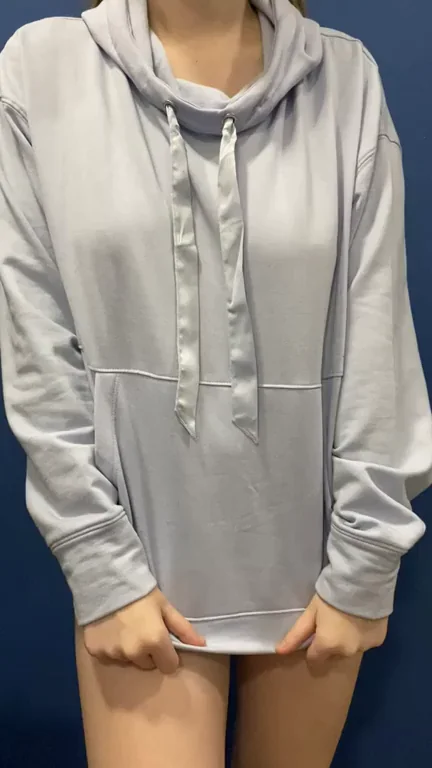 Hoodie Titty Drop Tease: Cum on My Perky Tits If You Like? 🔥🍈🍈