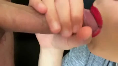 emma up close blowjob