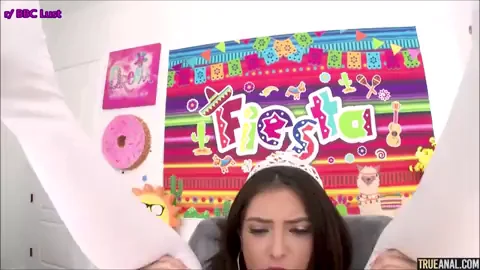 Tiny Latina Slut Stretches Wide for Thick Brown Cock 🍫🍑