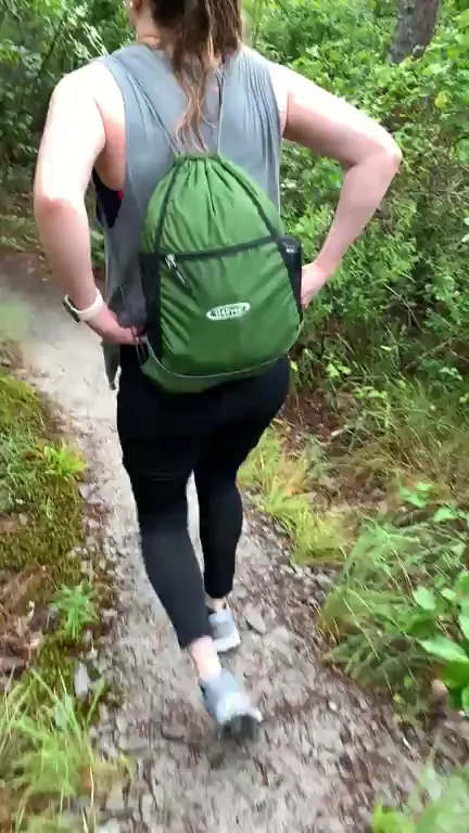 A couple of hikers almost got the same view as you ? [GIF]
