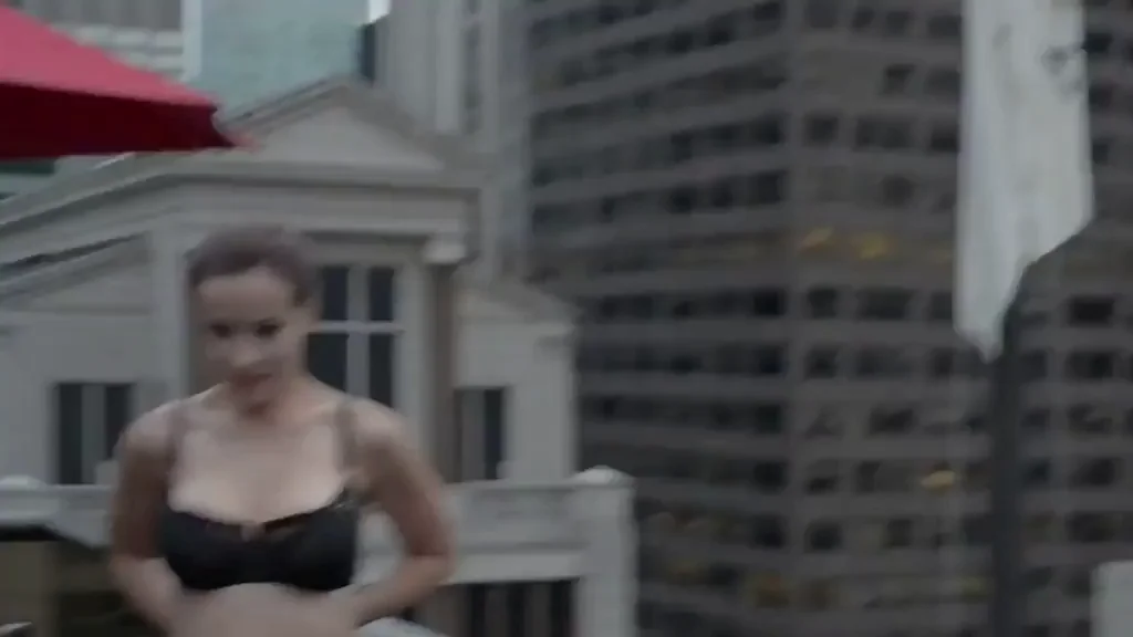 Slutty Topless Tease in Packed Restaurant Chaos