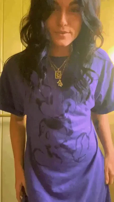 Take a peek under my night shirt