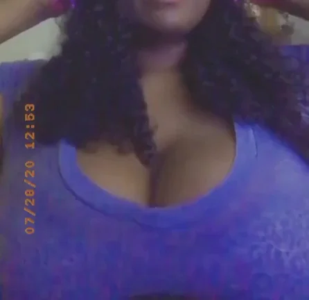 Thick Ebony Babe's Titty Tease Tuesday GIF Drop