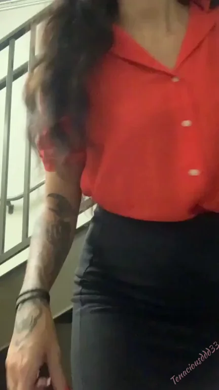 Taking the stairs at work is good for my booty.