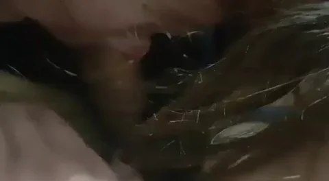 Here it goes , my first post on reddit , blowing my boyfriend's cut cock after he just cum ,show some support for this moroccan slut ? [M] [F]