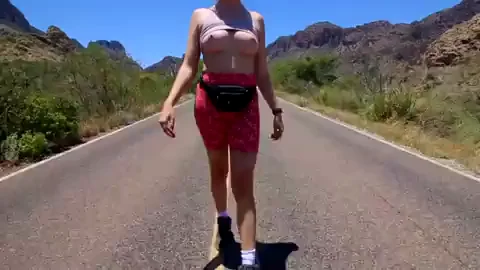 Pick me up, I'm hitch hiking :p [GIF] [OC]