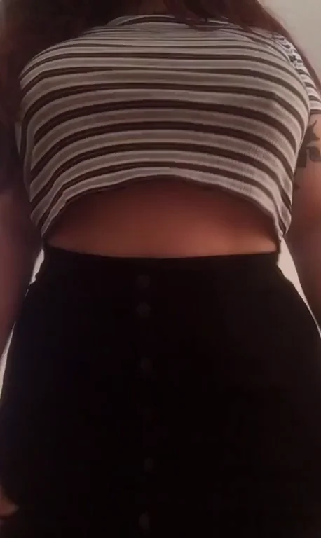No bra under this shirt of mine ??
