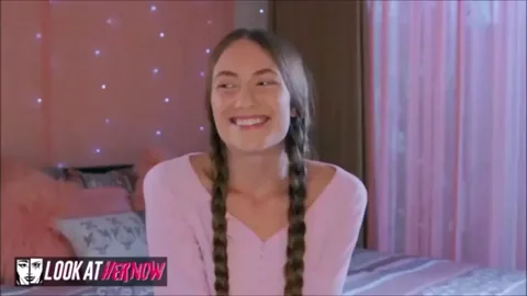 Pigtail Slut's Makeup Tutorial Turns into Cock Sucking Lesson 😘💄🍆